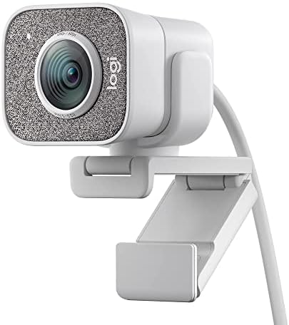 Logitech StreamCam, Live Streaming Webcam, Full 1080p HD 60fps Vertical Video, Smart auto Focus and Exposure- White (Renewed)
