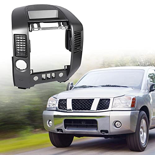 PIT66 Center Dash Bezel Panel Fit Nissan Titan Armada 2004-2006 Gray