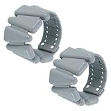 PATIKIL Ajustable Muñeca Pesos Juego de 2, Ligero Verde