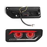 PLMNHSS Feu arrière extérieur Feu Arrière LED Pour Suzuki Pour Jimny 2019 2020 2021 2022 2023 Feu De Recul, Clignotant, 12V(Smoke Lens B)
