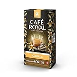 Café Royal Vanilla Flavoured 100 Kapseln für Nespresso Kaffee Maschine - 4/10 Intensität - UTZ-zertifiziert Kaffeekapseln aus Aluminium (10er Pack)