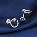 6 Pairs 925 Silver Earring Backs Replacements, Hypoallergenic Earring Backs for Studs, Secure Ear Locking for Stud Earrings Ear Nut for Posts, 6mm