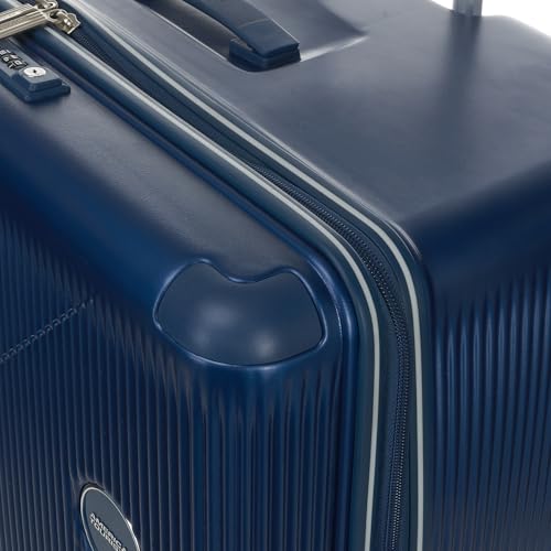 Image of American Tourister Luggage Bag with TSA Lock & 8 Wheels Hard PC Check-in Suitcase /Trolley Bag for Travel /Holiday /Travel Bag with Double Spinne Wheels for Men & Women-