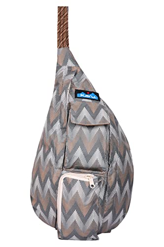 KAVU Mini Rope Sack Sling Crossbody Backpack - Topo Smash