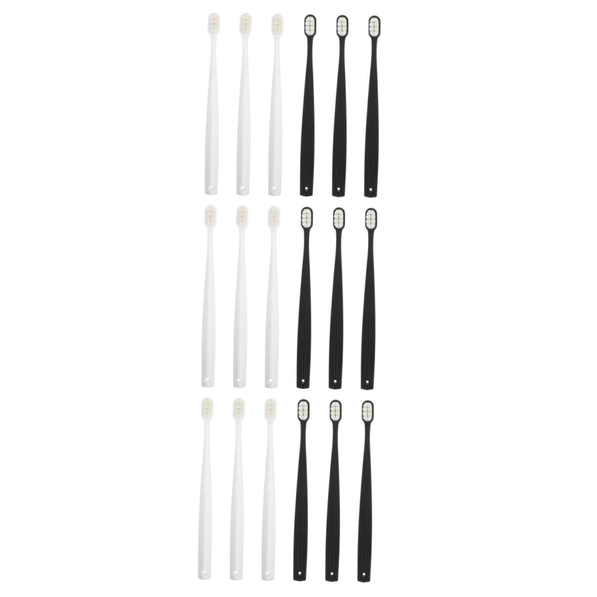 VALICLUD 18 Pollici spazzolino da denti Spazzolino ultra morbido ergonomico per gengive sensibili extra morbido super morbido fibra