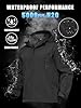 KEFITEVD Men's Tactical Softshell Jacket Fleece Lining Hunting Jackets Windbreaker Coat, Black, L #2