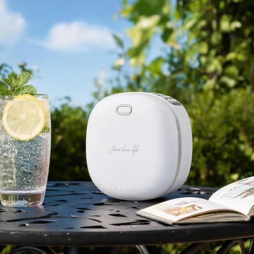 Ventilador de refrigeración personal de 3 velocidades sin aspas 8