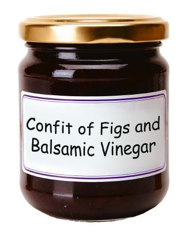Confit of Figs and Balsamic Vinegar 7.35 oz French import by l'Epicurien, One