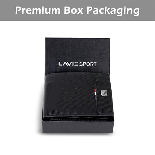 Image of Lavie Sport Men's Francis Wallet | 5 Card Slots | Biofold Wallet | Synthetic Leather | Purse for Men
