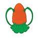 Nuby Veggie Teether for Teething Relief - Soft BPA-Free Baby Teething Toy - 3+ Months - Carrot