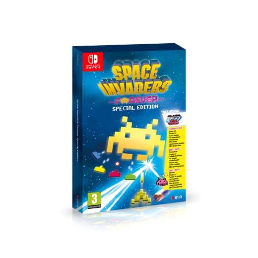 ININ Games- Space Invader Forever Special Edition-Switch Videojuegos, Multicolor (Avance VJGSWITES21742439)
