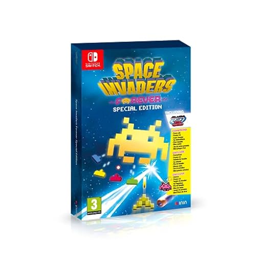 ININ Games- Space Invader Forever Special Edition-Switch Videojuegos, Multicolor (Avance VJGSWITES21742439) | Ya disponible en tu tienda friki favorita! En mundofriki.es!