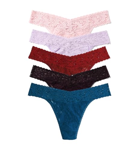 Image of hanky panky 5-PACK Signature Lace Original Rise Thong (48115PK)