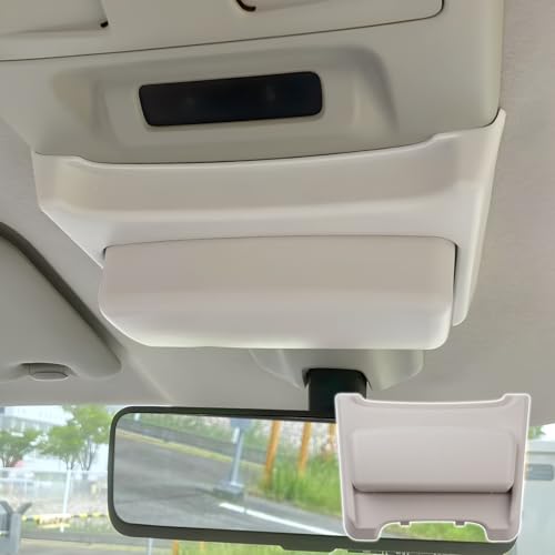 Cartist 三菱 デリカミニ メガネケース サングラスホルダー DELICA MINI B34A/B35A/B37A/B38A型 メガネホルダー 収納 グラスケース 収納ボックス カスタムパーツ 内装 パーツ 日本語説明書付き マグネット開閉 取付簡単 (三菱 デリカミニ)