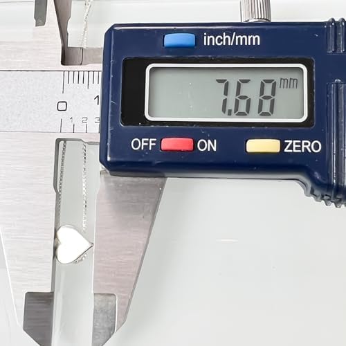 Alexandreasjewels Tiny Silver Heart Necklace, 925 Sterling Silver Delicate and Dainty Floating Heart Necklace - Heart Jewelry Gift for Mom, Wife, Daughter (14 inches plus 2-inch extender)