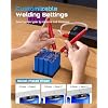 SEESII 10KW Battery Spot Welder: Cordless 10000mAh Spot Welding Equipment, Color LCD Display, 25 Adjustable Gears, Auto/Foot Pedal Control, for Battery Packs DIY & Repair