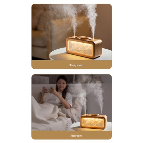 Humidificador de Escritorio con Difusor y Luz LED miniatura 3