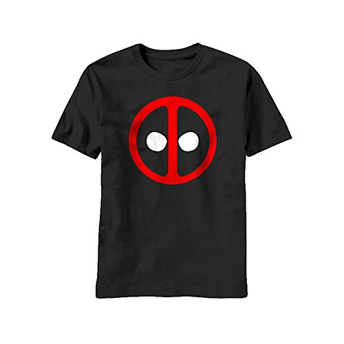 Marvel Deadpool Men s Icon T-Shirt, Black, Large