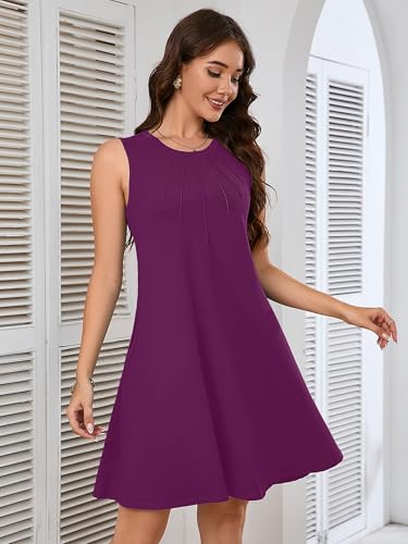 Image of Heymoments Women Sleeveless Summer Beach Dresses with Pockets