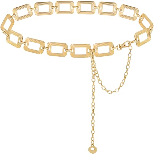 Chain Belt for Women Metal Chunky Waist Belts for Dresses