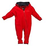  BMS Clima-Fleece Overall, Rot, Größe 62