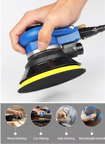 Meuleuse excentrique 125mm à air comprimé pour un ponçage sans trace - 7