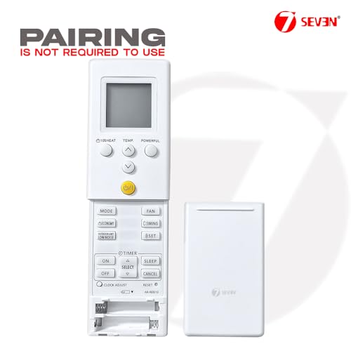 Image of 7SEVEN Compatible with O General AC Remote Control AR-REB1E Model 232 Suitable for 1 1.5 2 Ton Split & Window Air Conditioner - Match Key by Key Exactly with existing OGeneral AC Remote Function