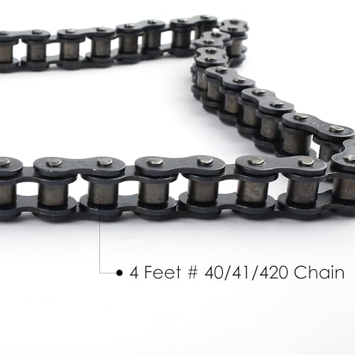 image for LotFancy Go Kart Clutch 3/4 Bore 10T with #40 41 420 Chain, Centrifuga