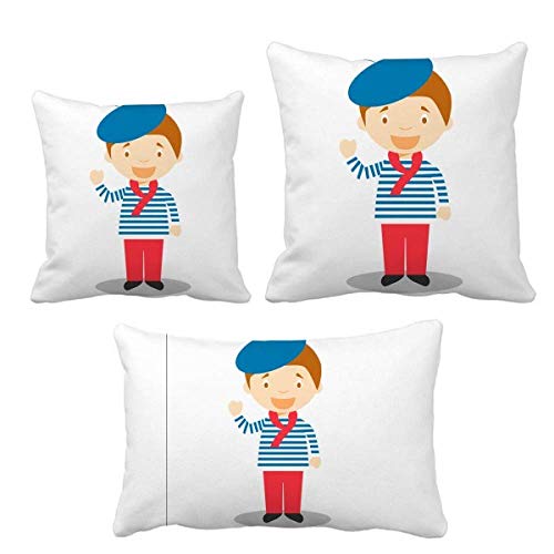 Housse de coussin bleu mer pour protéger et égayer le lit