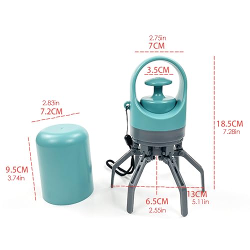 Generisch Hundekotgreifer - Berührungsloser Dog Claw Poop Scooper Mit 15PCS Poop Bag - Tragbarer Hundekotschaufel Einfaches Aufsammeln Von Hundekot Für Kleine, Mittlere & Große Hunde