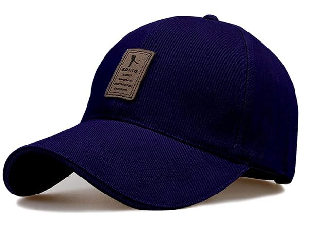 Image of MIK Unisex Baseball Cap (9560 Black Free Size).