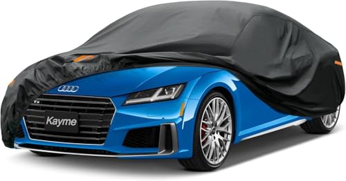 Housse De Voiture étanche Kayme Pour Audi A3 Sportback (1996-2024) - 7 Couches, Protection Complète Fournie Avec Zip Et Sangles