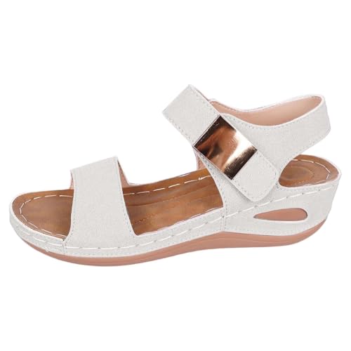 Sandales de marche femme élégantes et mules plates orthopédiques