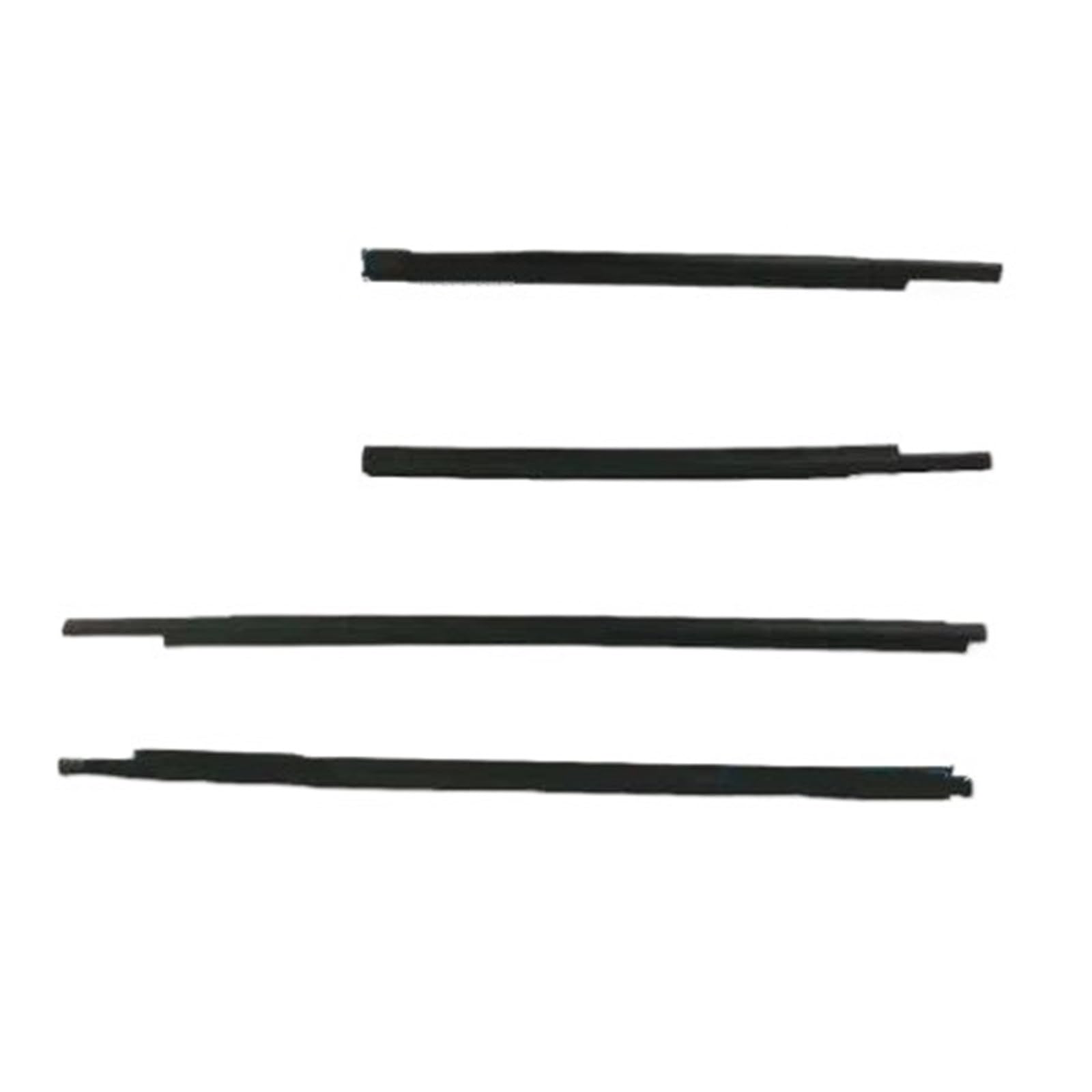 Blnetu One Color For Nissan For Navara D21 1986-1997 4 Pcs 4 Doors Weatherstrip Sealing Strip Belt Moulding Trim Car Weather Stripping