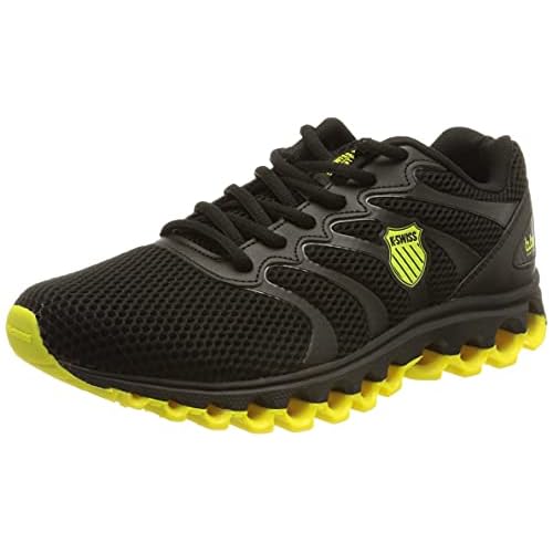 K-Swiss Men's Tubes 200 Training Shoe Black/Optic Yellow 12