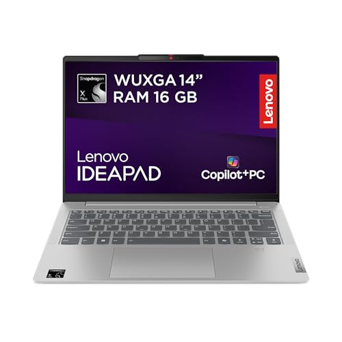 Lenovo IdeaPad Slim 5 Gen9 Ordenador Portátil IA Copilot+ PC, 14' WUXGA (Snapdragon X Plus...