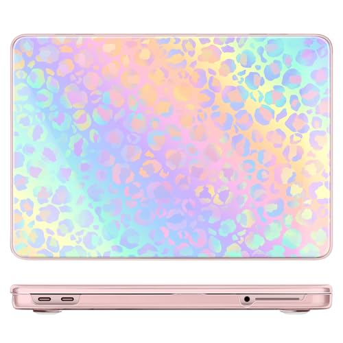 Funda MacBook Neo 13 2026 A3404 protector teclado pantalla leopardo 4