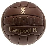 Se envía desinflado Liverpool F.C. Unisex-Youth LI03478 Heritage - Balón de fútbol, Color marrón, Talla 5