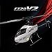funnyndiy C129 V2 RC Helicopter with 6-Axis Gyro, 2.4G 4CH Flybarless 3D Flips RC Helicopter with Altitude Hold, Optical Flow & One-Key Take-Off/Landing for Adults Beginners- RTF