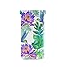 susiyo Humming Bird Tropical Leaves Glasses Case Portable Microfiber PU Leather Soft Sunglasses Bag Eyeglasses Pouch Holder Squeeze Top for Women Men