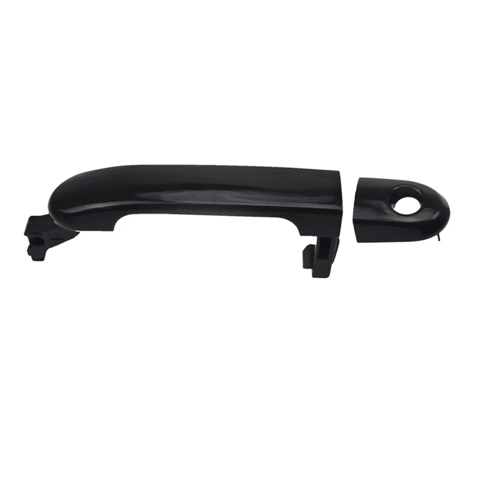 Poignée porte voiture avant gauche 82641EL12A extérieure noire pour Nissan Versa 07-12