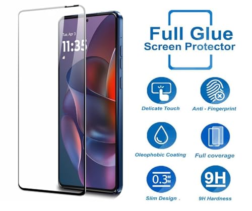 Image of HD Tempered Glass Screen Protector Compatible for Moto Edge 60 Stylus 5G with Edge to Edge coverage and Easy Installation kit