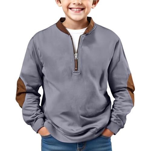 Sweatshirt garçon chaud hiver pull tactique grand confort écolier