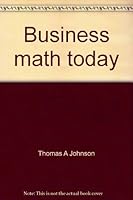 Business math today 0697082415 Book Cover