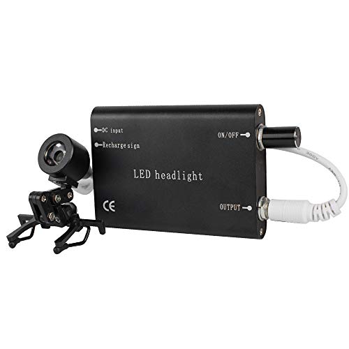 Funwill Led Dental Headlamp, Medical Binocular Loupes Rechargeable Dental Headlight Battery For Dental Surgical Medical cover