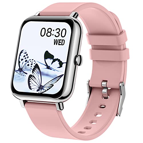 Relojes Digitales Mujer Smartwatch Mujer, DANGKIE Reloj Inteligente 1.69' Reloj Digital IP68 Impermeable Reloj Deportivo con Monitor de Ritmo...