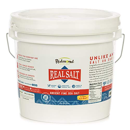 Redmond Trading Company Bulk Bucket Real Salt Granular, 10 Pound