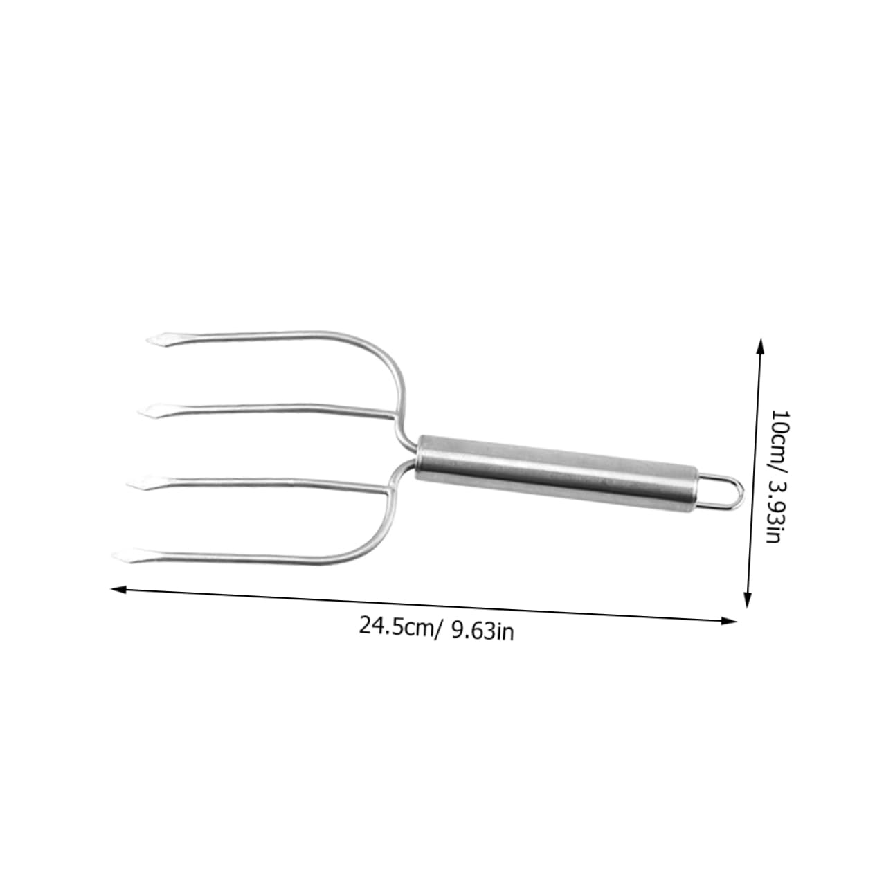 Cabilock Multi Functional Stainless Steel Fork Portable Steak Skewer for Grilling Camping and Picnics Tool for Meats Veggies and More