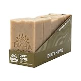Pacha Dirty Hippie Bar Soap 5 Pack | Premium, Handcrafted Soap with Rolled Oats and Nutmeg | Use as