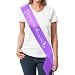 "Growing a Mermaid" Sash - Baby Shower Sash Mermaid Baby New Mom Sash Baby Sprinkle (Purple & Glitter Silver)